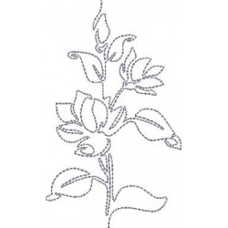 Stickdatei - Garden Flowers Lineart 4